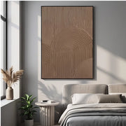 Wabi-Sabi Art | Textured Geometric Abstract Wall Art