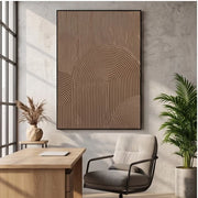 Wabi-Sabi Art | Textured Geometric Abstract Wall Art