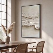 Abstract Art | Textured Neutral Abstract Wall Art