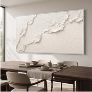 Minimalist Wall Art | White Textured AbstractWall Art