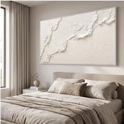 Minimalist Wall Art | White Textured AbstractWall Art