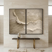 3D-Textured Art | Abstract Coastal Wall Art