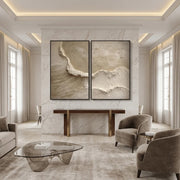 3D-Textured Art | Abstract Coastal Wall Art