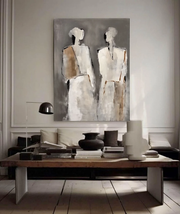 Abstract Art | Neutral Figure Pair