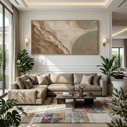 3D Texture Art｜Textured Earth Tone Wall Decor