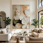 3d Textured Art｜Thick Texture Flower Canvas Painting