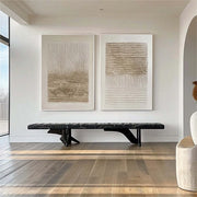 Wabi-Sabi Art | Minimalist Vertical Abstract Canvas Set