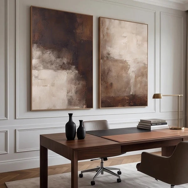 Wabi-Sabi Art | Neutral Abstract Wall Art