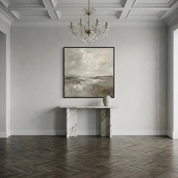 Wabi-Sabi Art | Neutral Abstract Landscape Wall Art