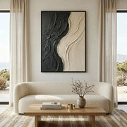 3D-Textured Art | Neutral Textured Abstract Wall Art
