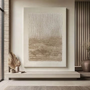 Wabi-Sabi Art | Neutral Textured Abstract Wall Art