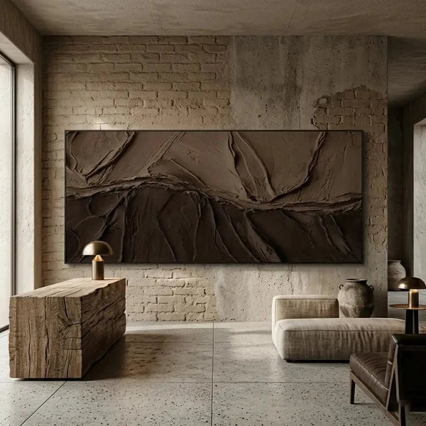 Wabi-Sabi Art | Neutral Textured Abstract Wall Art