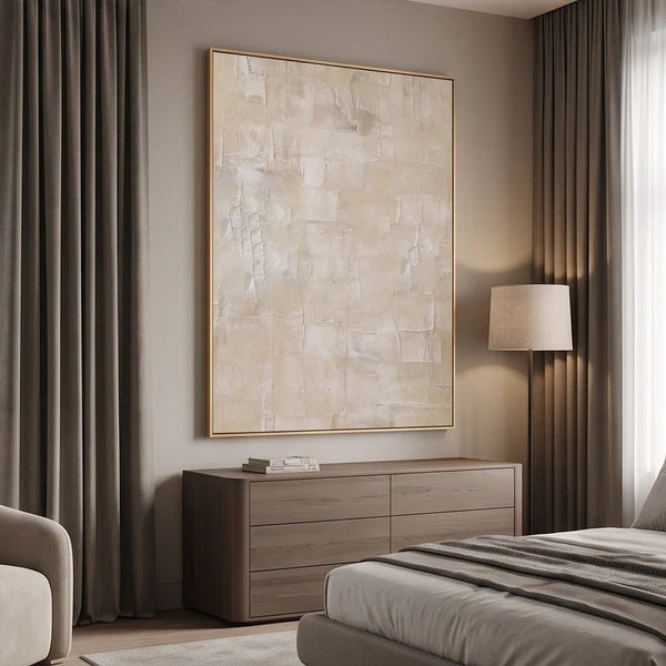 Wabi-Sabi Art | Neutral Textured Abstract Wall Art
