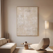 Wabi-Sabi Art | Neutral Textured Abstract Wall Art