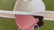 Vintage Americana Art | Elegant Wine Lady
