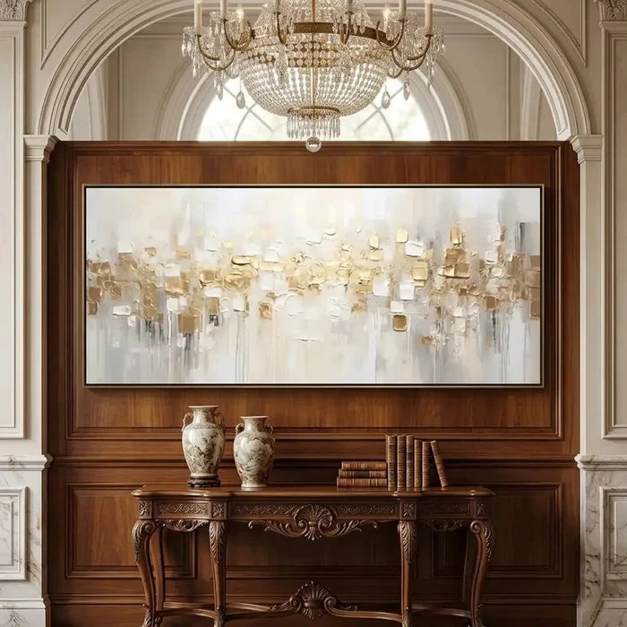 3D-Textured Art | Textured Abstract Wall Art with Gold