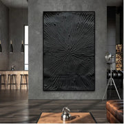 Wabi-Sabi Art | Black Abstract Wall Art
