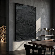 Wabi-Sabi Art | Black Abstract Wall Art