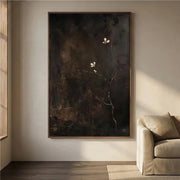 Minimalist Wall Art | Textured Minimalist Floral Wall Art