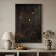 Minimalist Wall Art | Textured Minimalist Floral Wall Art