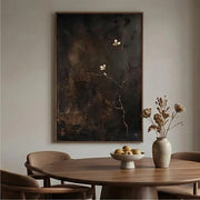 Minimalist Wall Art | Textured Minimalist Floral Wall Art