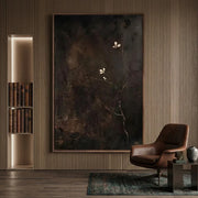Minimalist Wall Art | Textured Minimalist Floral Wall Art