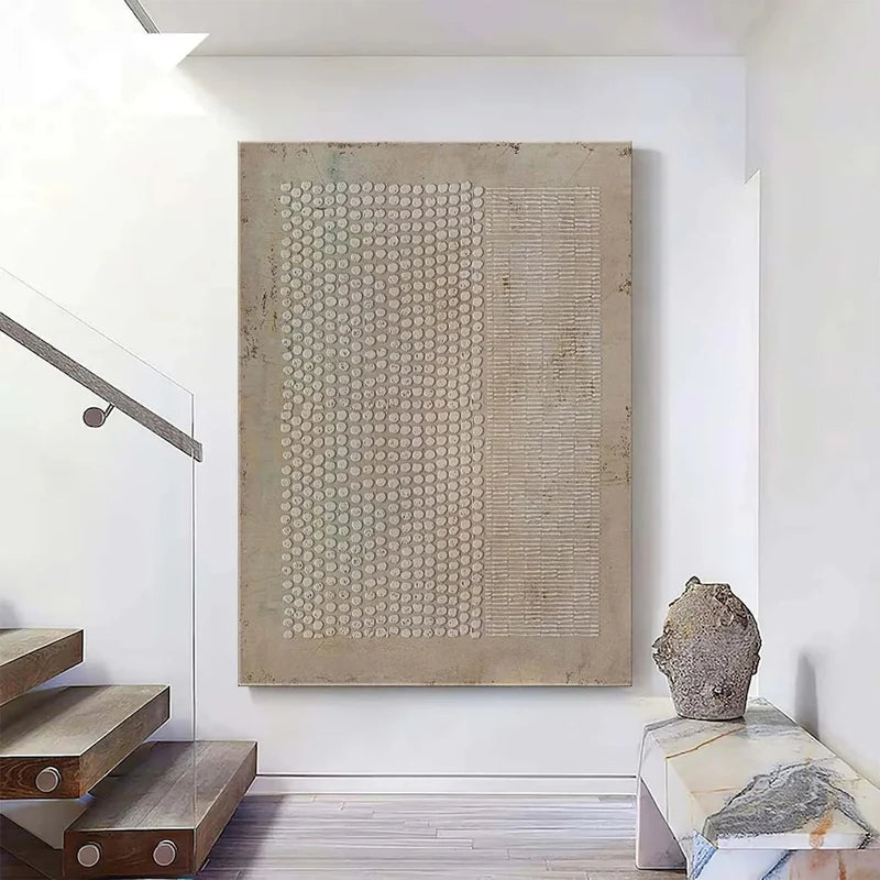 Abstract Art | Textured Neutral Abstract Wall Art