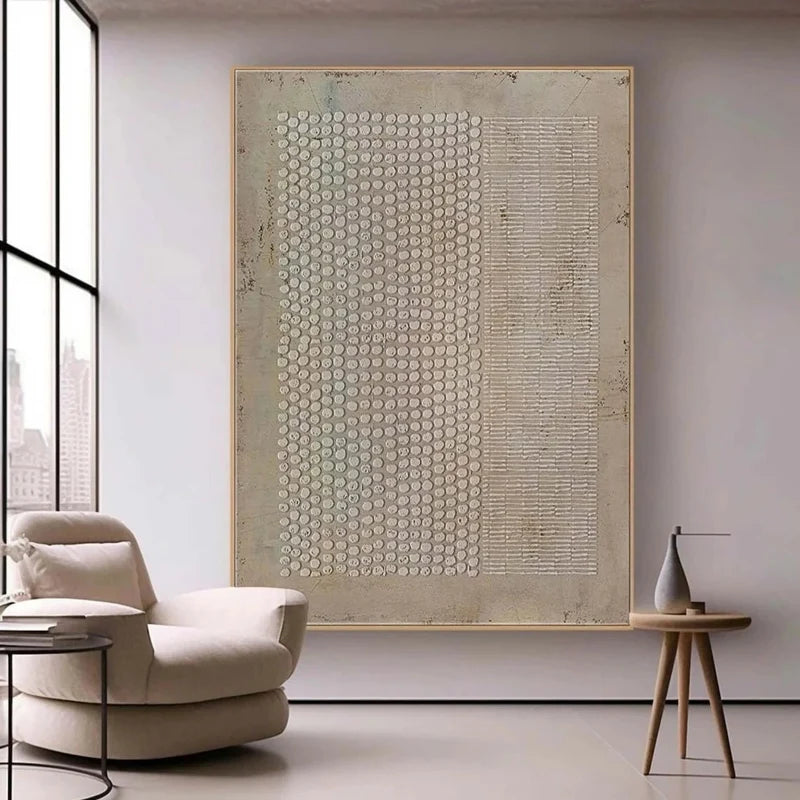 Abstract Art | Textured Neutral Abstract Wall Art