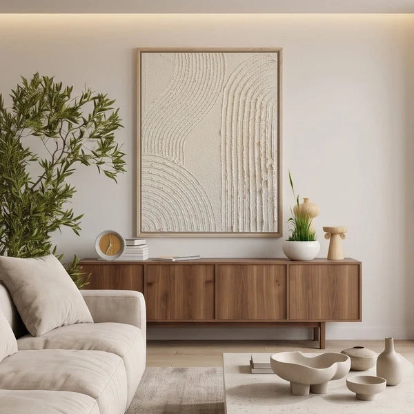 Wabi-Sabi Art | Neutral Abstract Wall Art